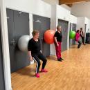 gym douce sur ballon