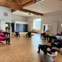 gym douce sur ballon